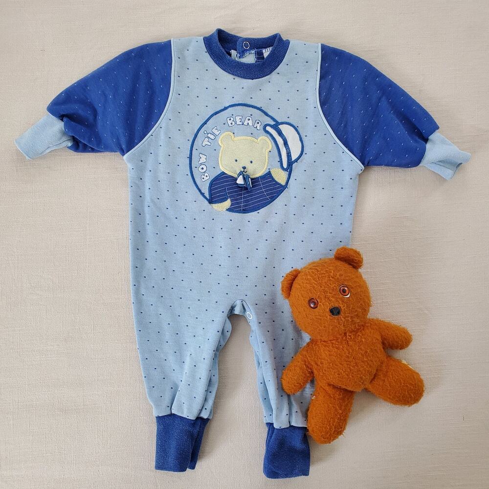 Vintage Healthtex Bear Bodysuit 9 months
